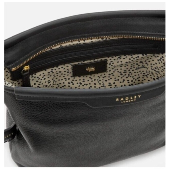 Radley Women's Patcham Palace Medium Cross Body Bag Ziptop - Black - Picture 12 of 15